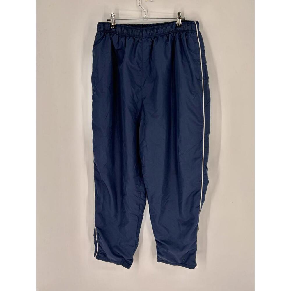 Classic Elements Navy Track Pants Relaxed Fit Plus 16W Polyester Cotton
